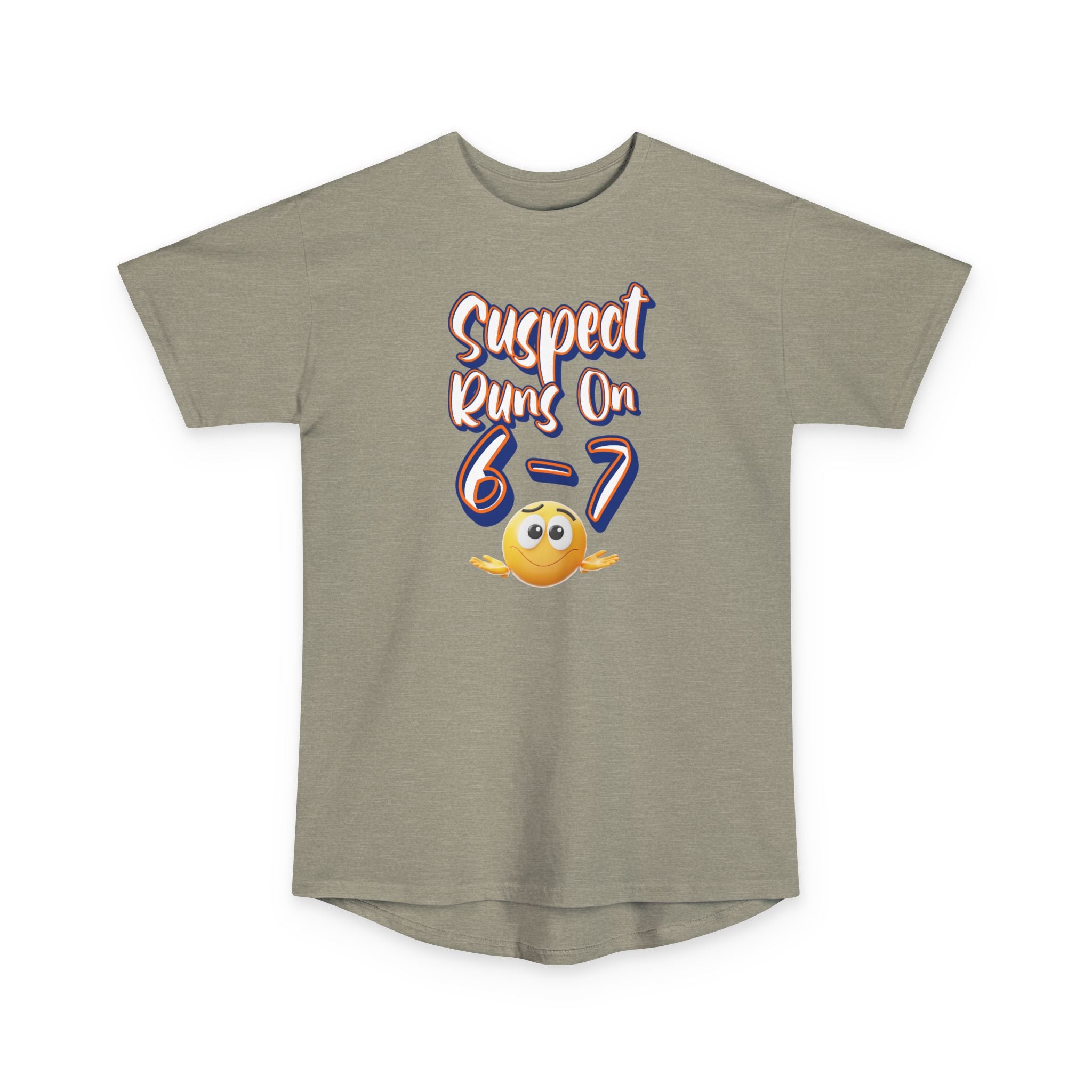 Suspect Runs On...6-7 Meme Style Graphic Tee
