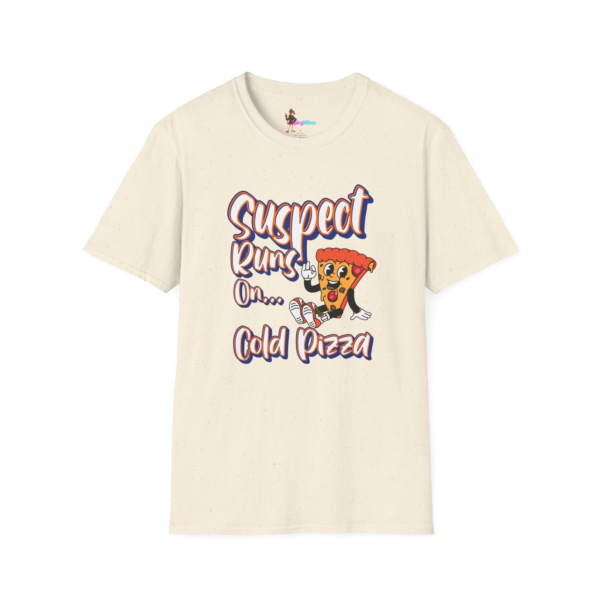 Suspect Runs On...Cold Pizza Graphic Tee