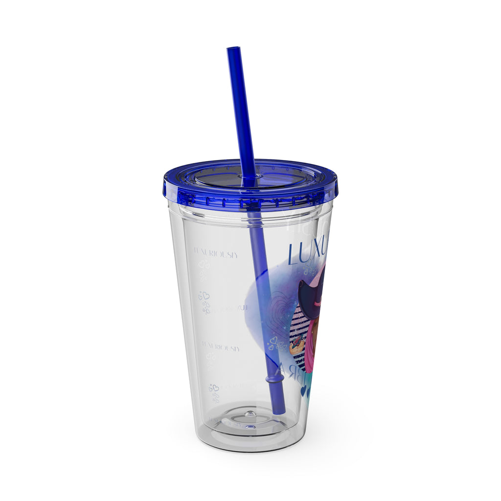 Luxuriously Libra Zodiac Sunsplash Tumbler 16oz