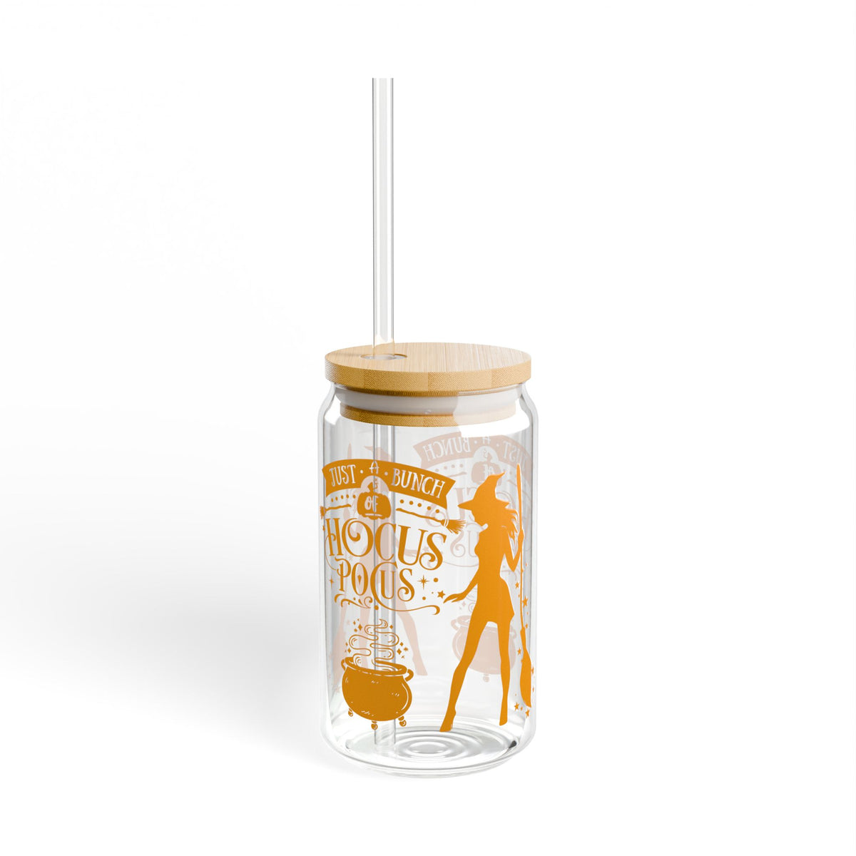 Just A Bunch Of Hocus Pocus Witchy Sipper Glass