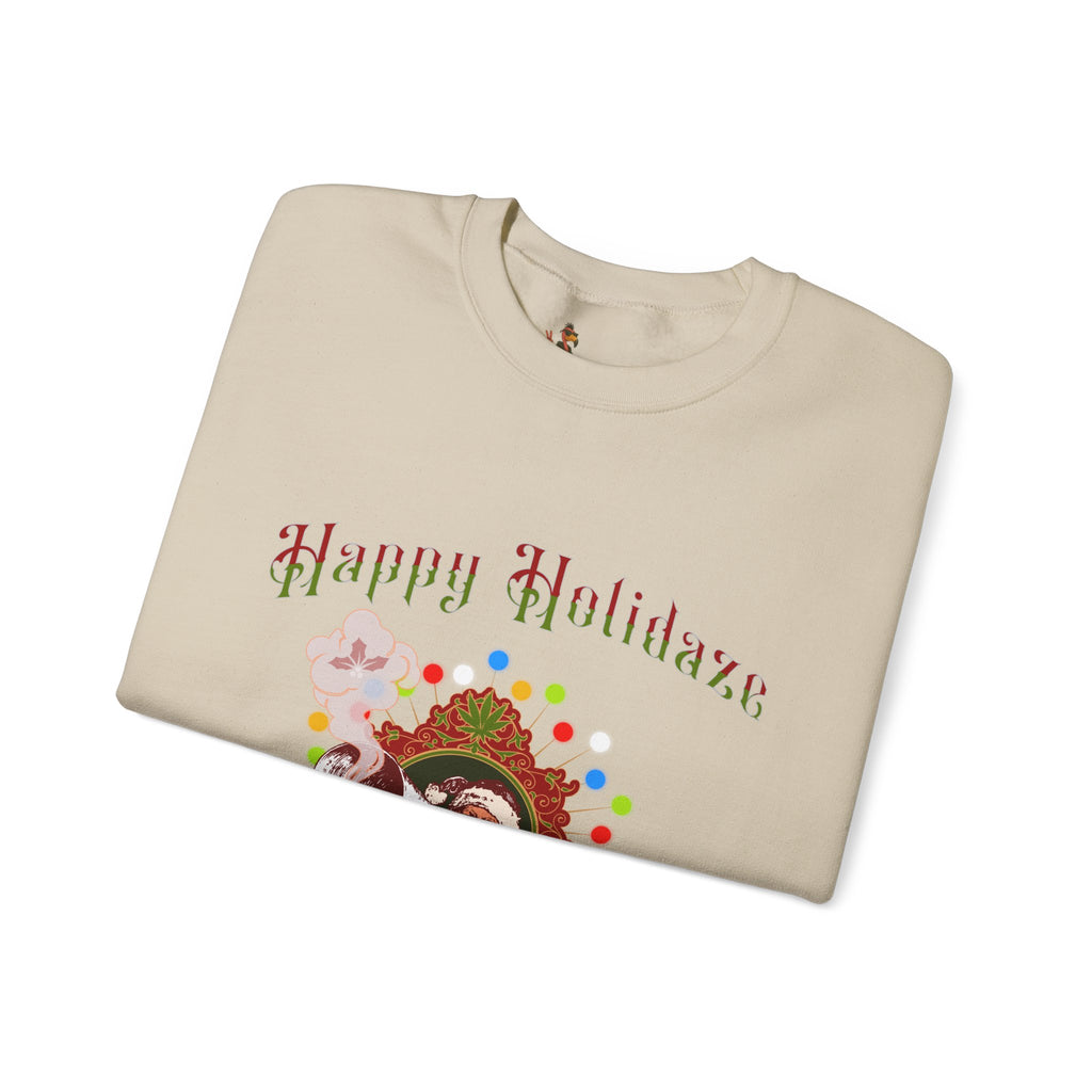 "Happy Holidaze" Retro Christmas Sweatshirt