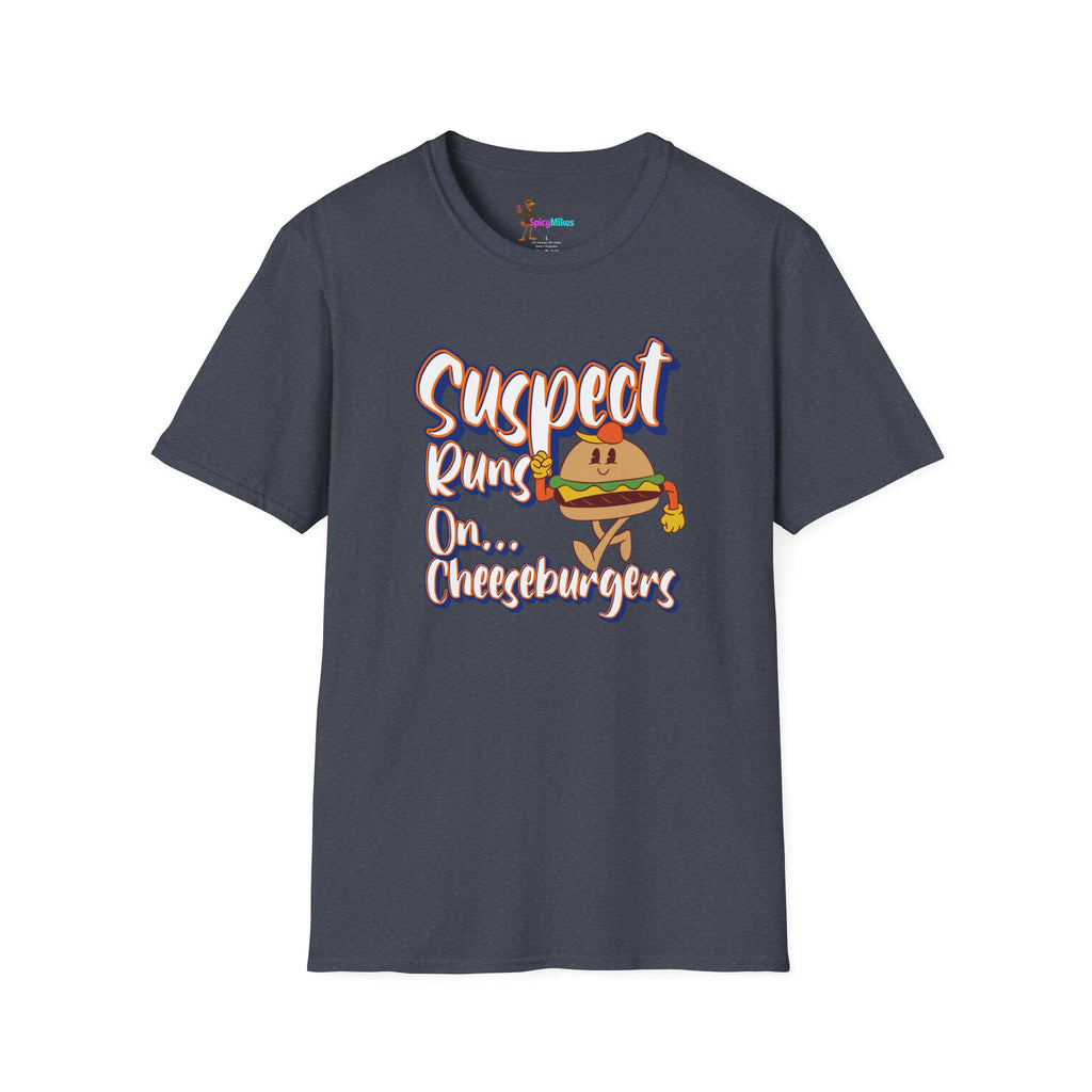 Suspect Runs On...Cheeseburgers Graphic Tee