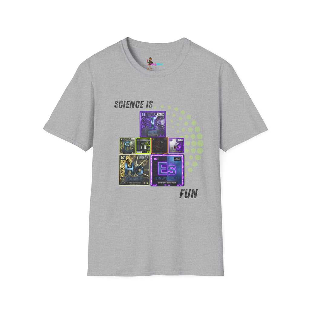 Science Is Fun T-Shirt — Playful Periodic Table Graphic Tee for STEM Lovers