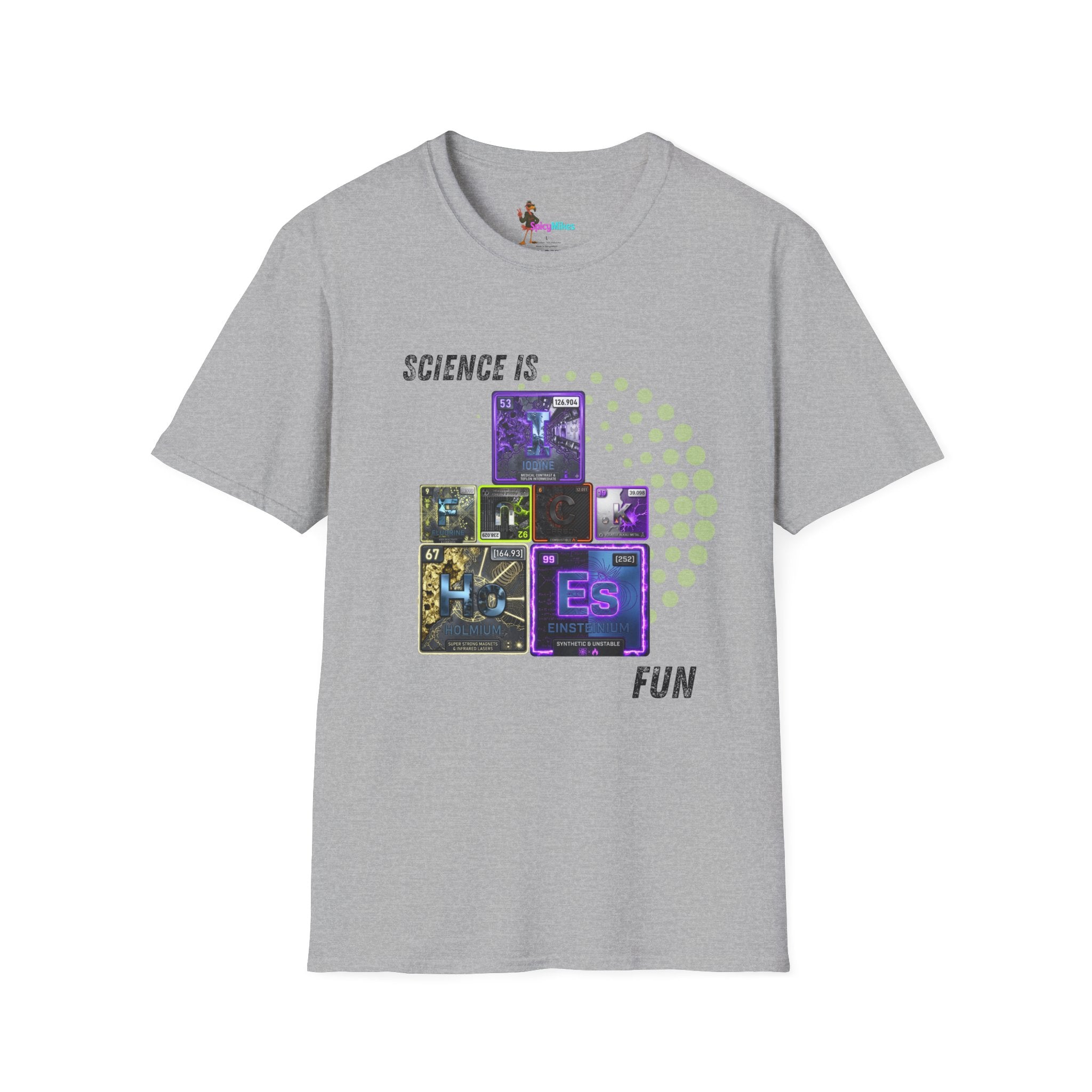Science Is Fun T-Shirt — Playful Periodic Table Graphic Tee for STEM Lovers