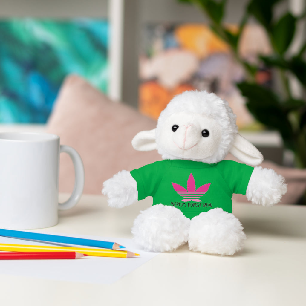 Teddy Bear – "World's Dopest Mom" Adult Plush with Tee for 420 moms