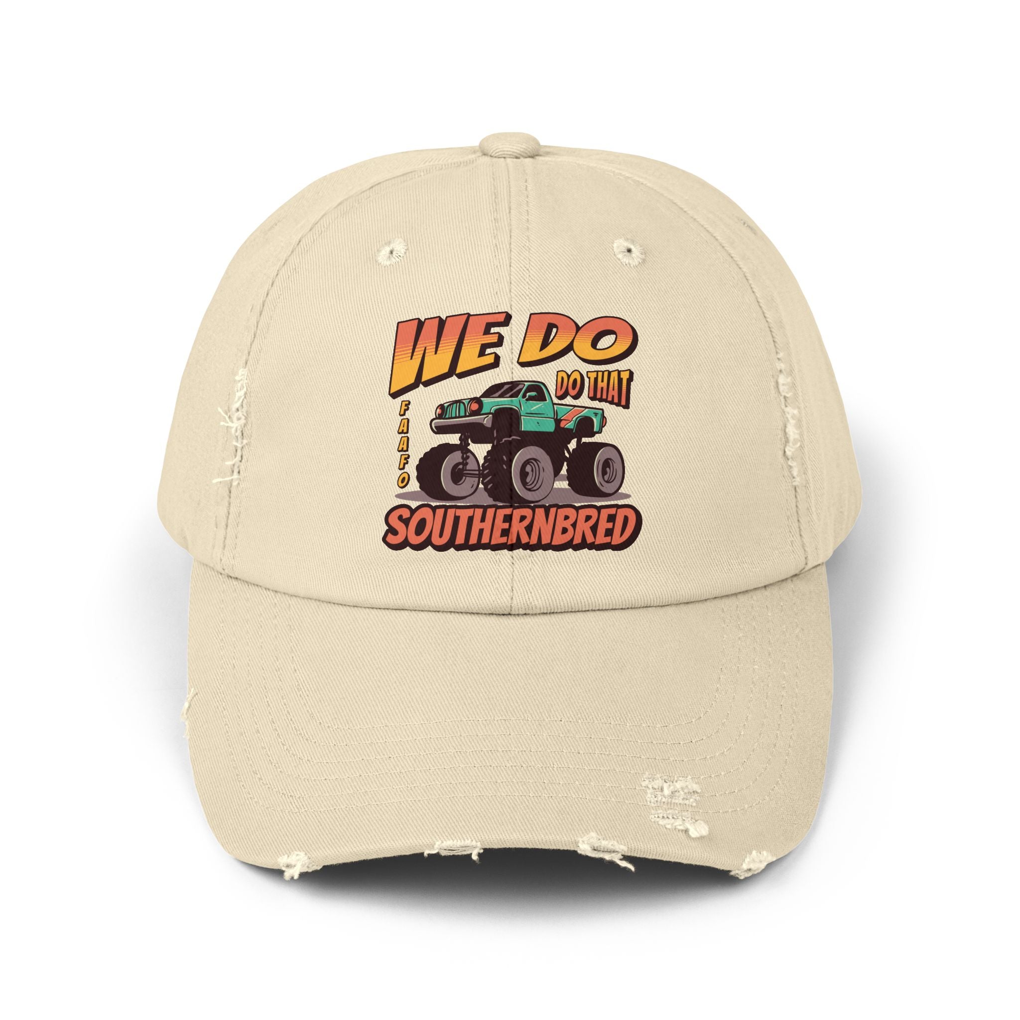 Southern Bred Distressed Cap We Do Do That Monster Trucks