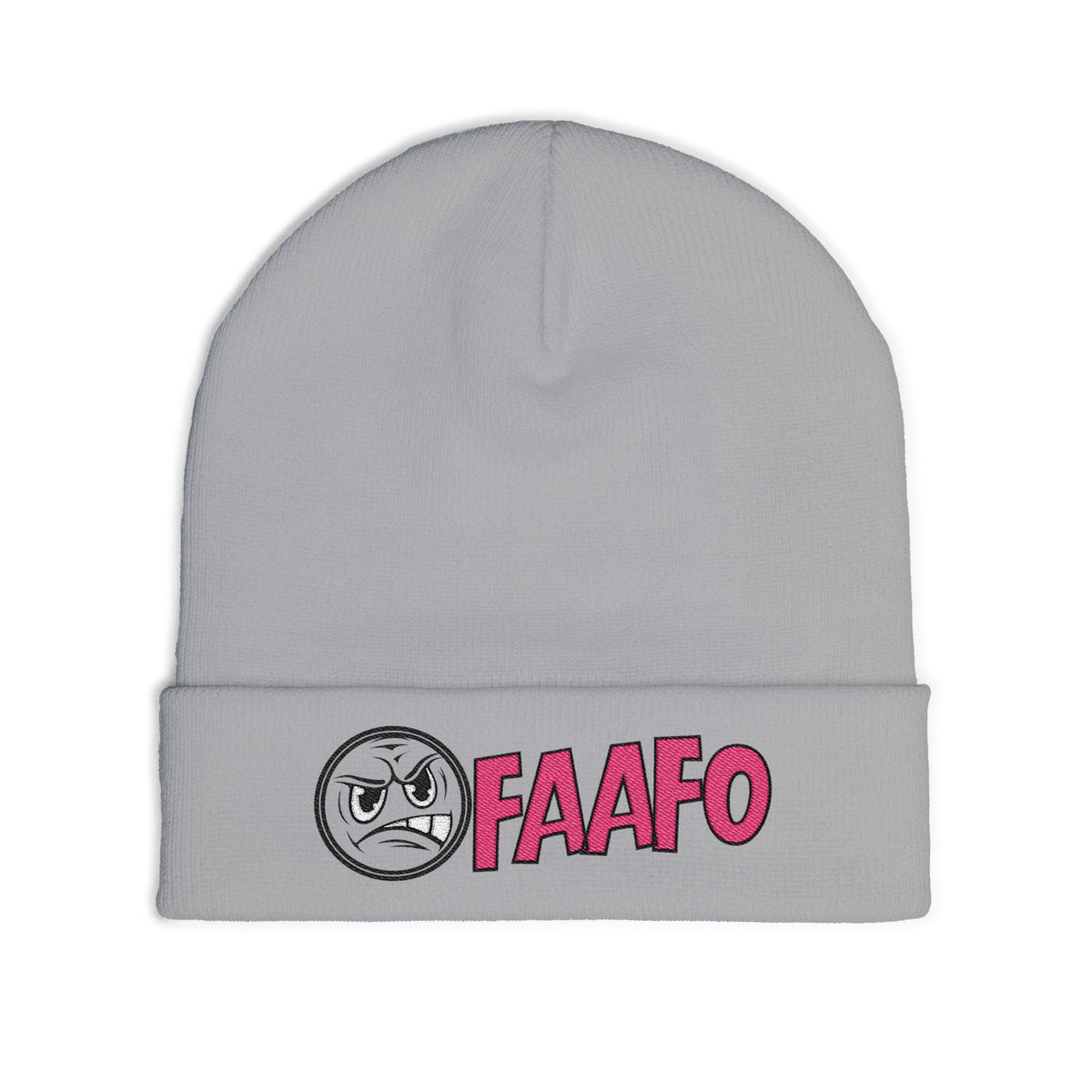 The Right One: FAAF0 Embroidered Knit Beanie - Stylish Winter Accessory