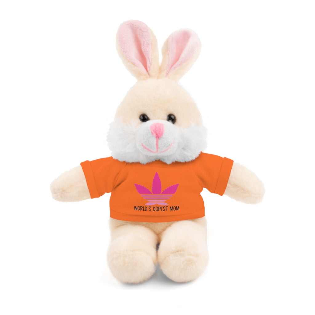 Teddy Bear – "World's Dopest Mom" Adult Plush with Tee for 420 moms