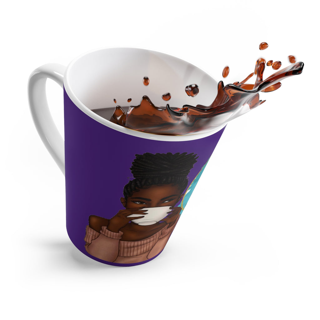 Melanin Magic Purple Single Solid Coffee & Sarcasm