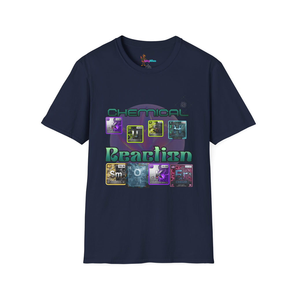 Chemical Reaction T-Shirt — Retro Neon Science 420Graphic Tee