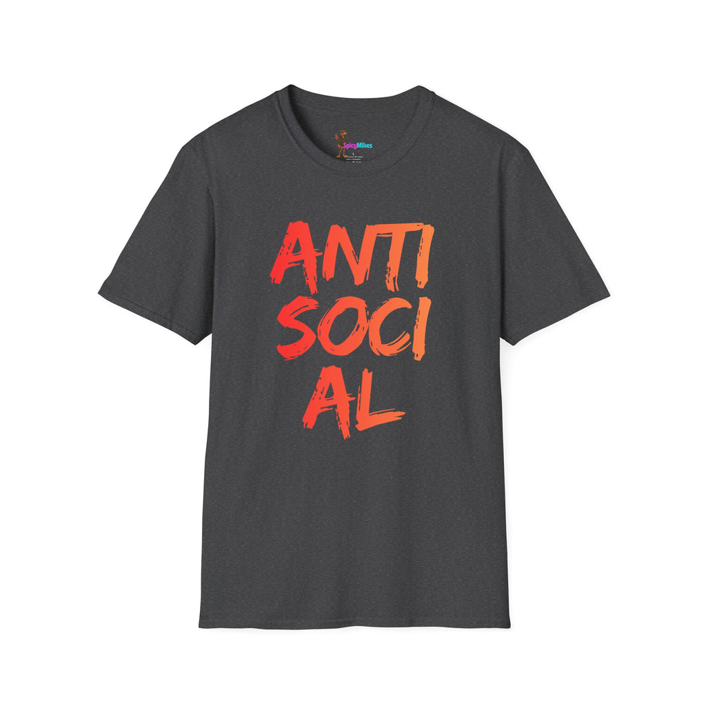 Antisocial Brushstroke Graphic Tee