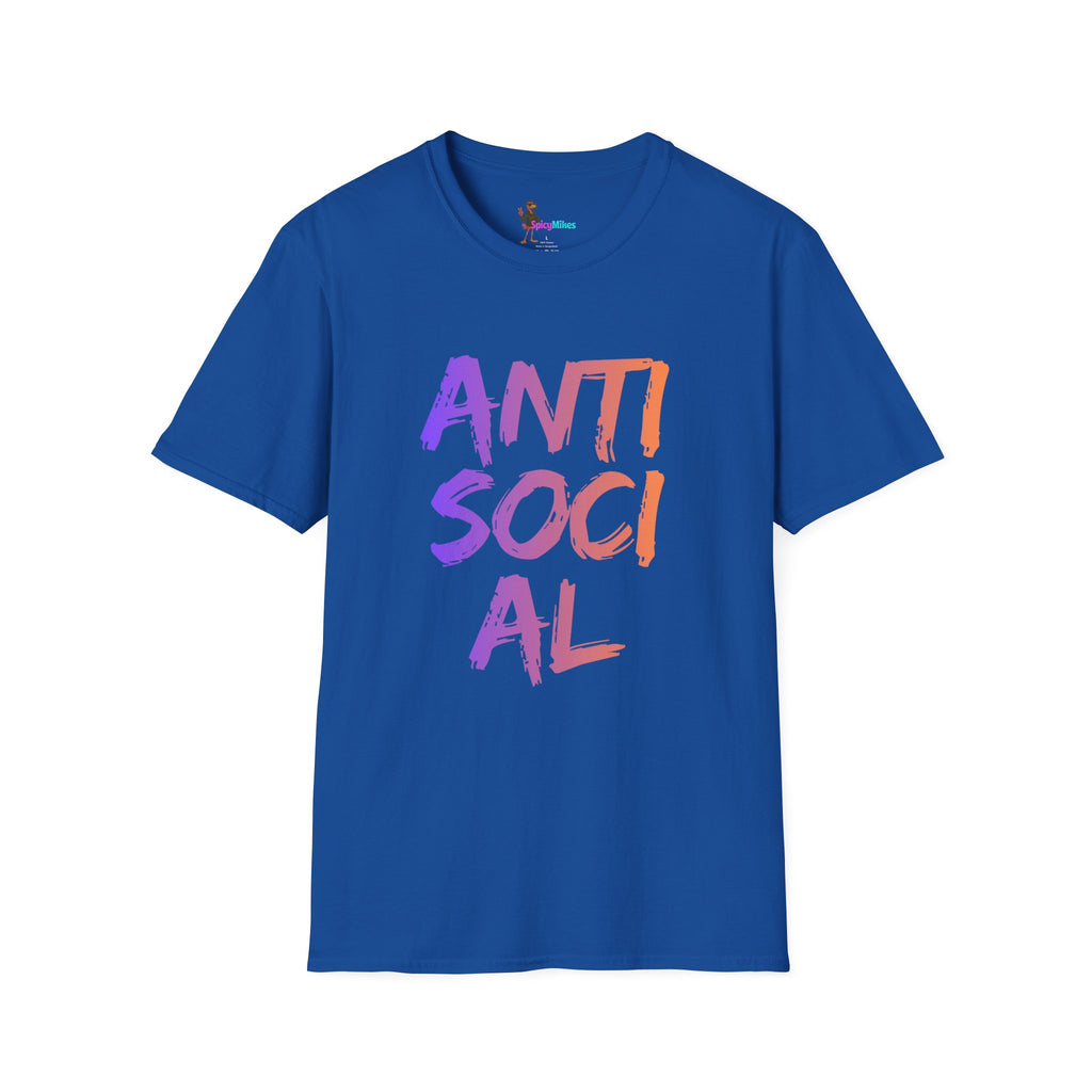 Antisocial Brushstroke Graphic Tee