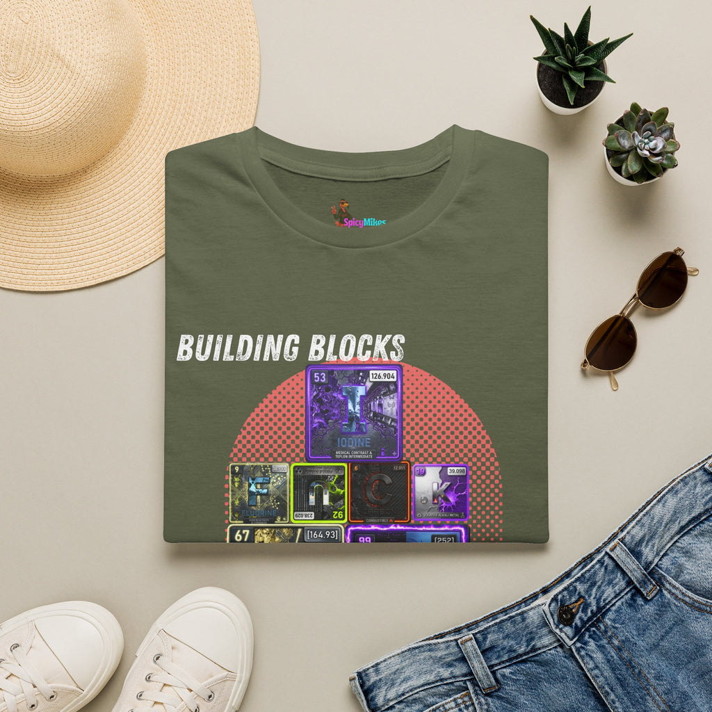 Building Blocks of Life T-Shirt — Science Element Periodic Table Graphic Tee