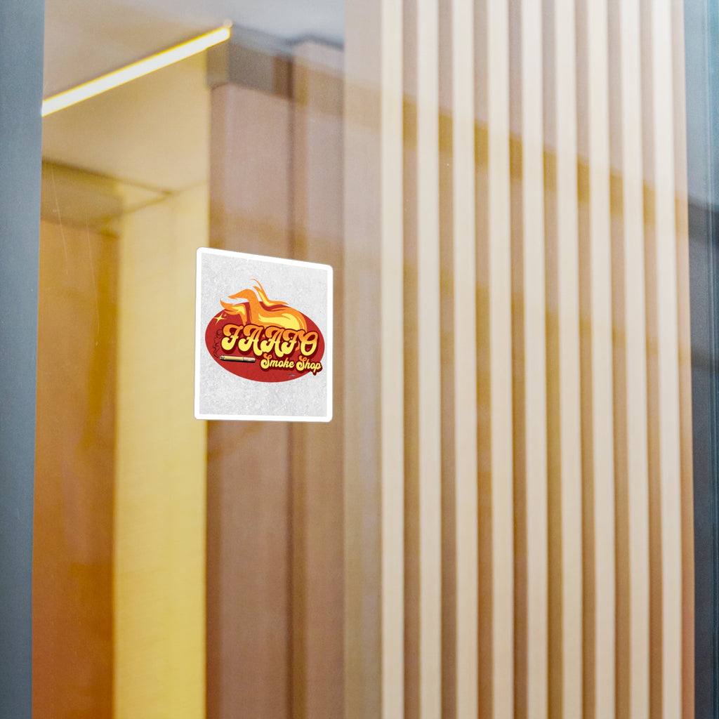 FAAFO Smoke Shop' Flame Vinyl DecalSticker