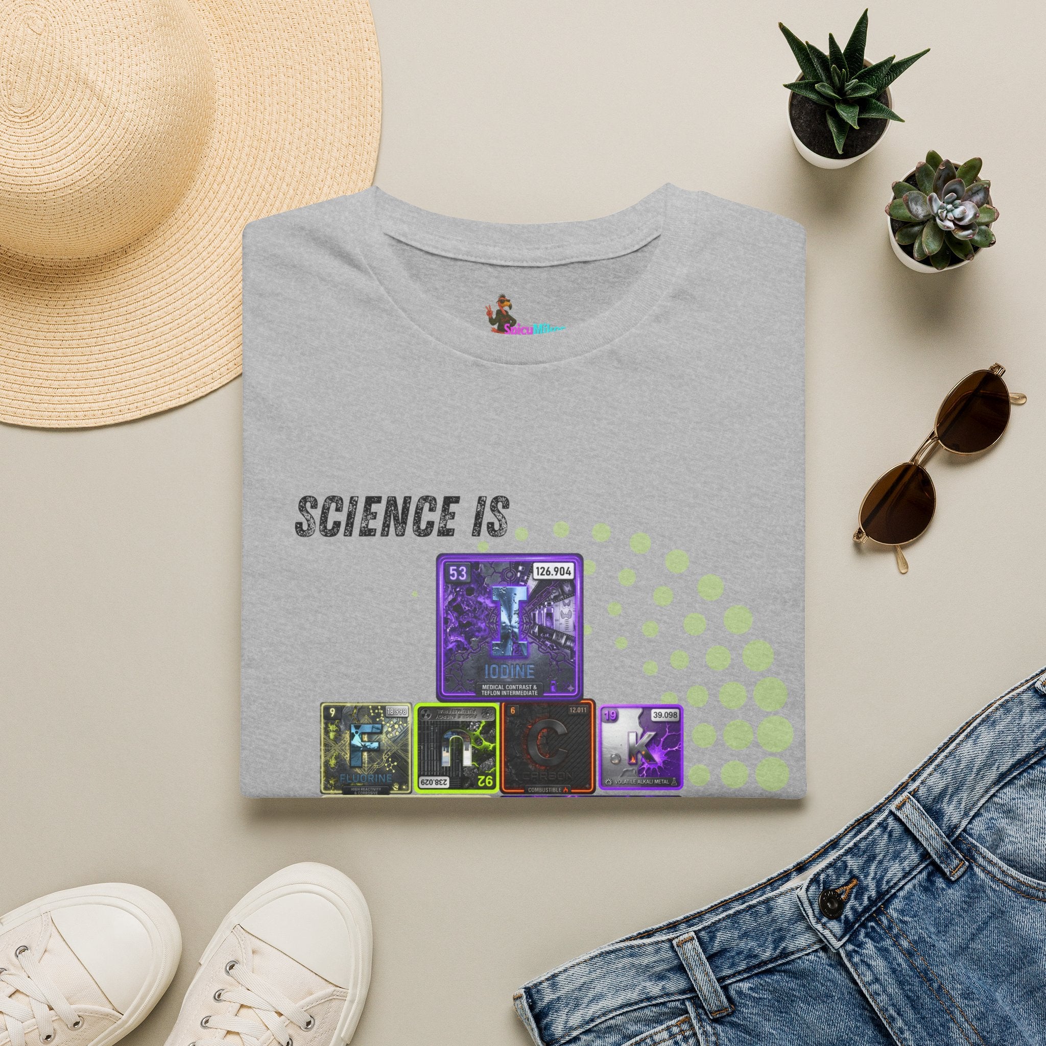 Science Is Fun T-Shirt — Playful Periodic Table Graphic Tee for STEM Lovers