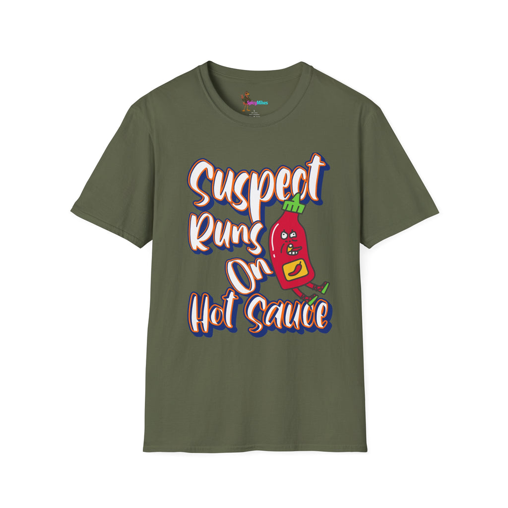 Suspect Runs On...Hot Sauce Graphic Tee
