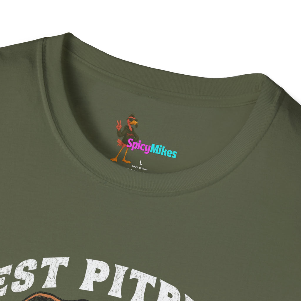 Best Pitbull Dad Ever T-Shirt — Vintage Rainbow Pit Bull Father’s Day Tee