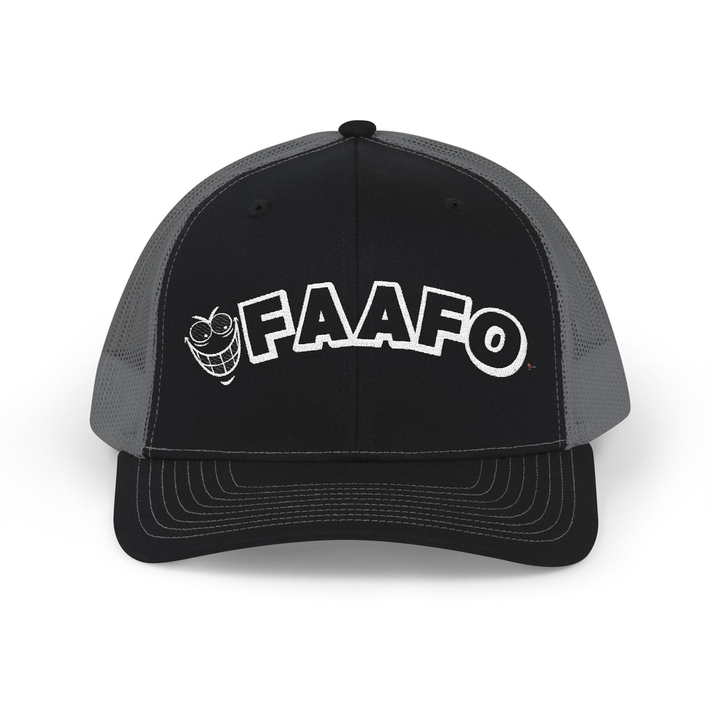 Embroidered 'FAAF0' SlyGuy Trucker Snapback Hat