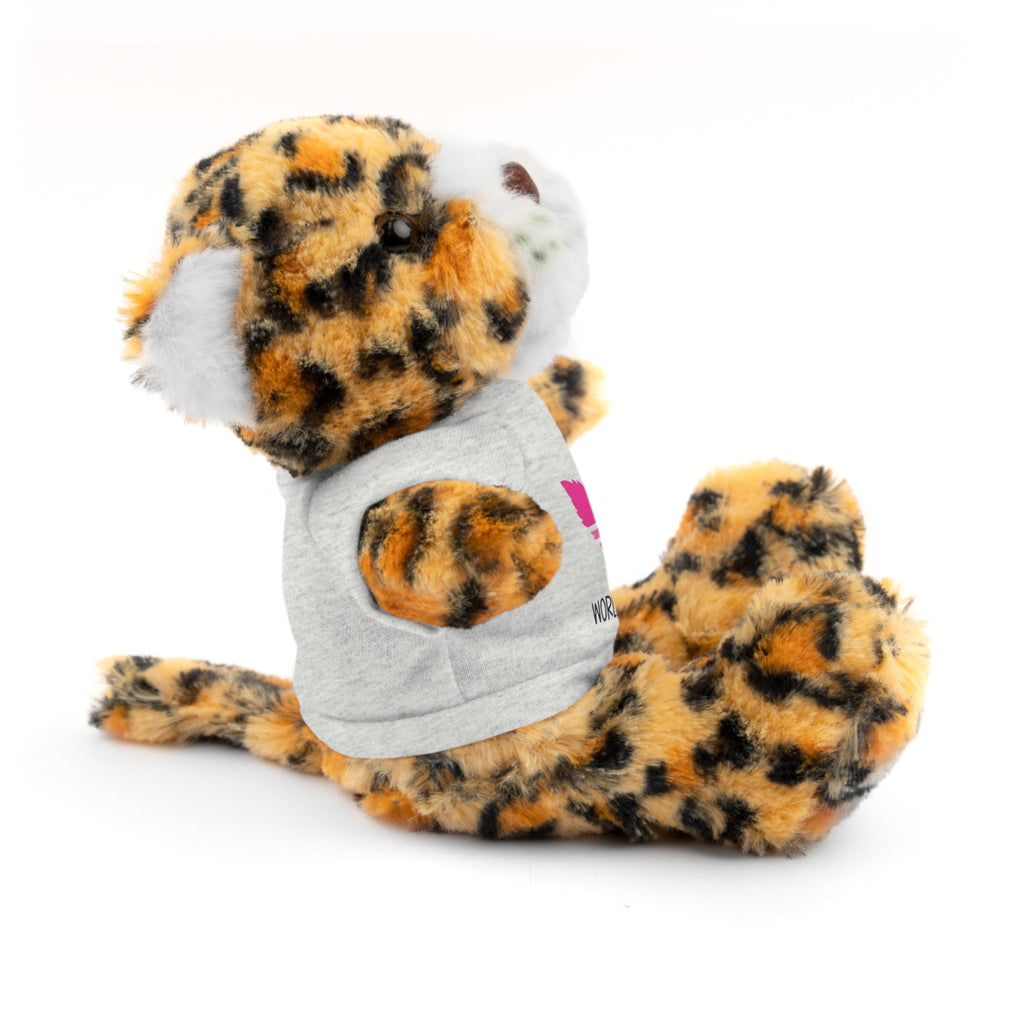 Teddy Bear – "World's Dopest Mom" Adult Plush with Tee for 420 moms