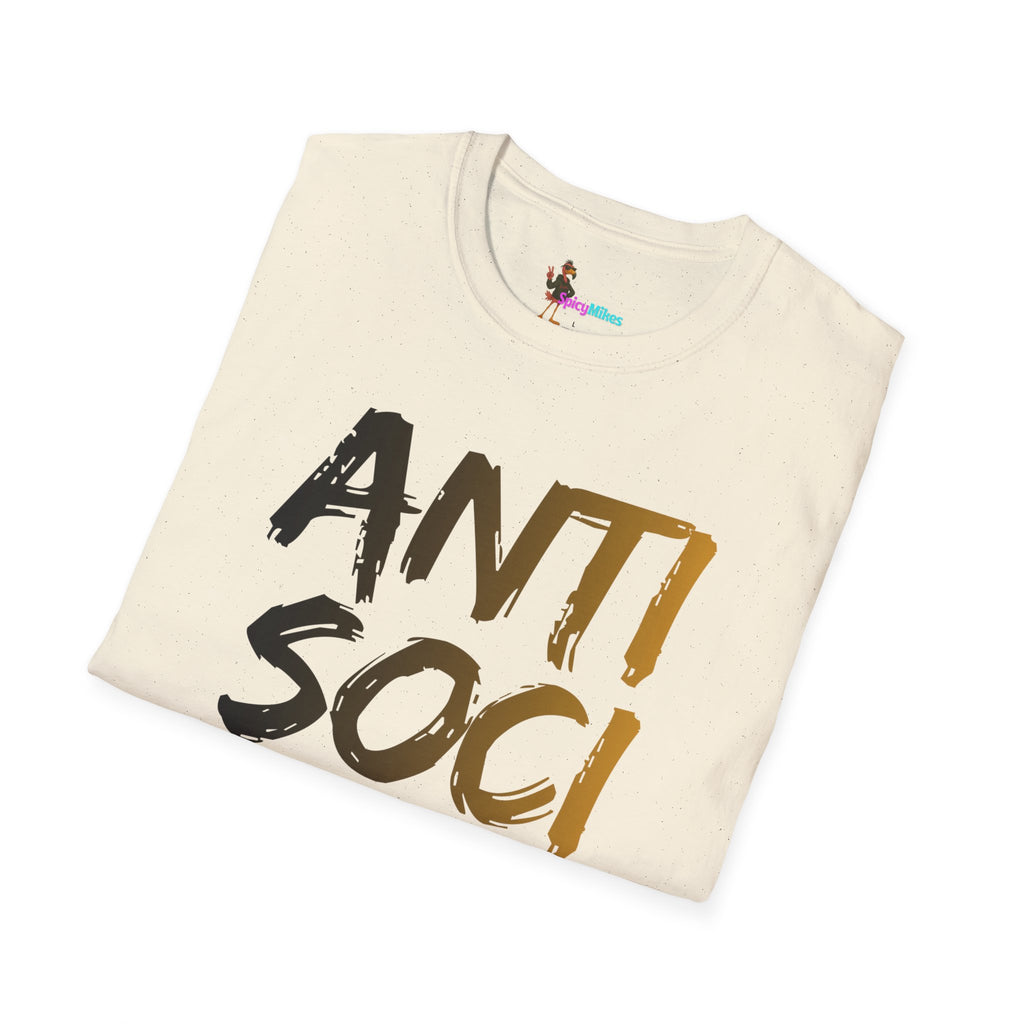 Antisocial Brushstroke Graphic Tee