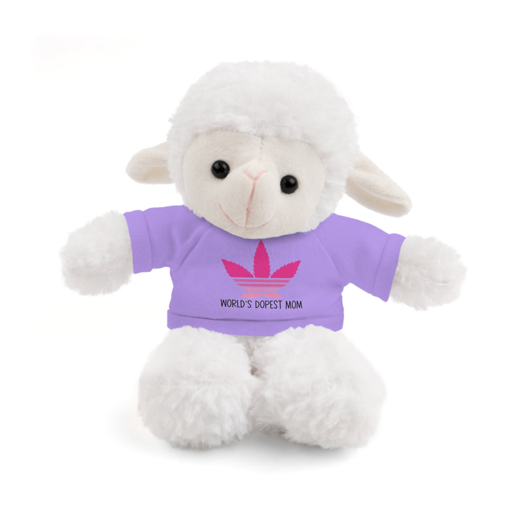 Teddy Bear – "World's Dopest Mom" Adult Plush with Tee for 420 moms