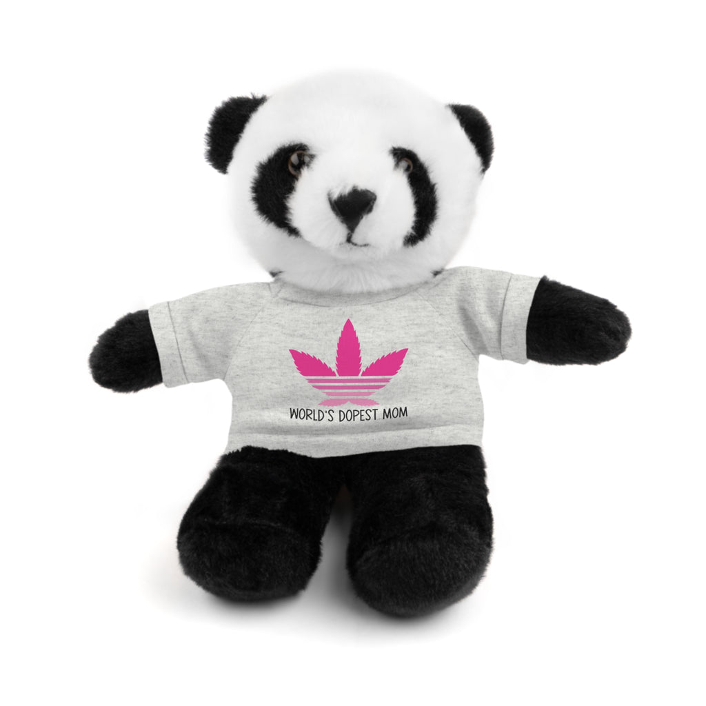 Teddy Bear – "World's Dopest Mom" Adult Plush with Tee for 420 moms