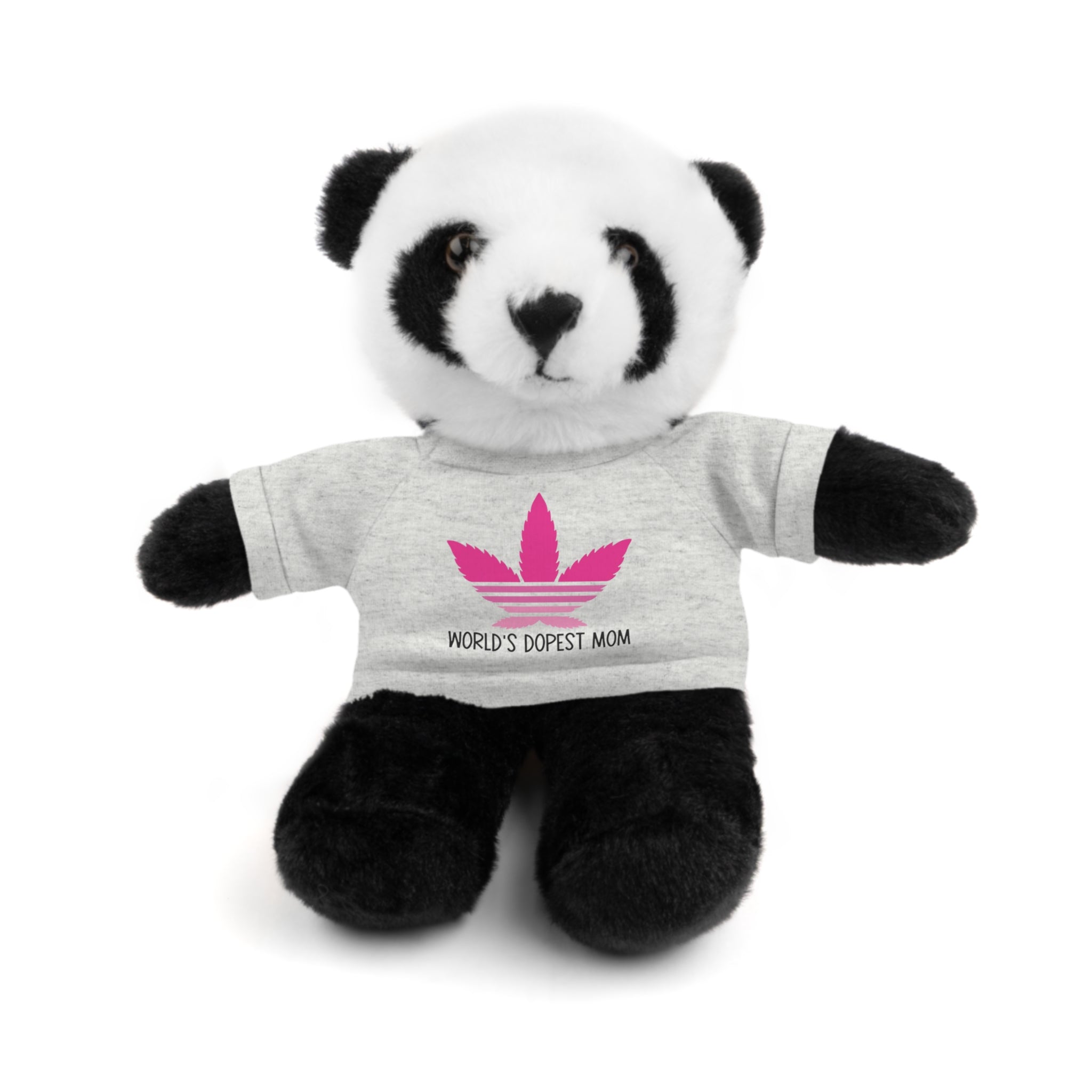 Teddy Bear – "World's Dopest Mom" Adult Plush with Tee for 420 moms