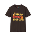 Life Is Better With Cats T-Shirt — Cute Cat Lover Tee