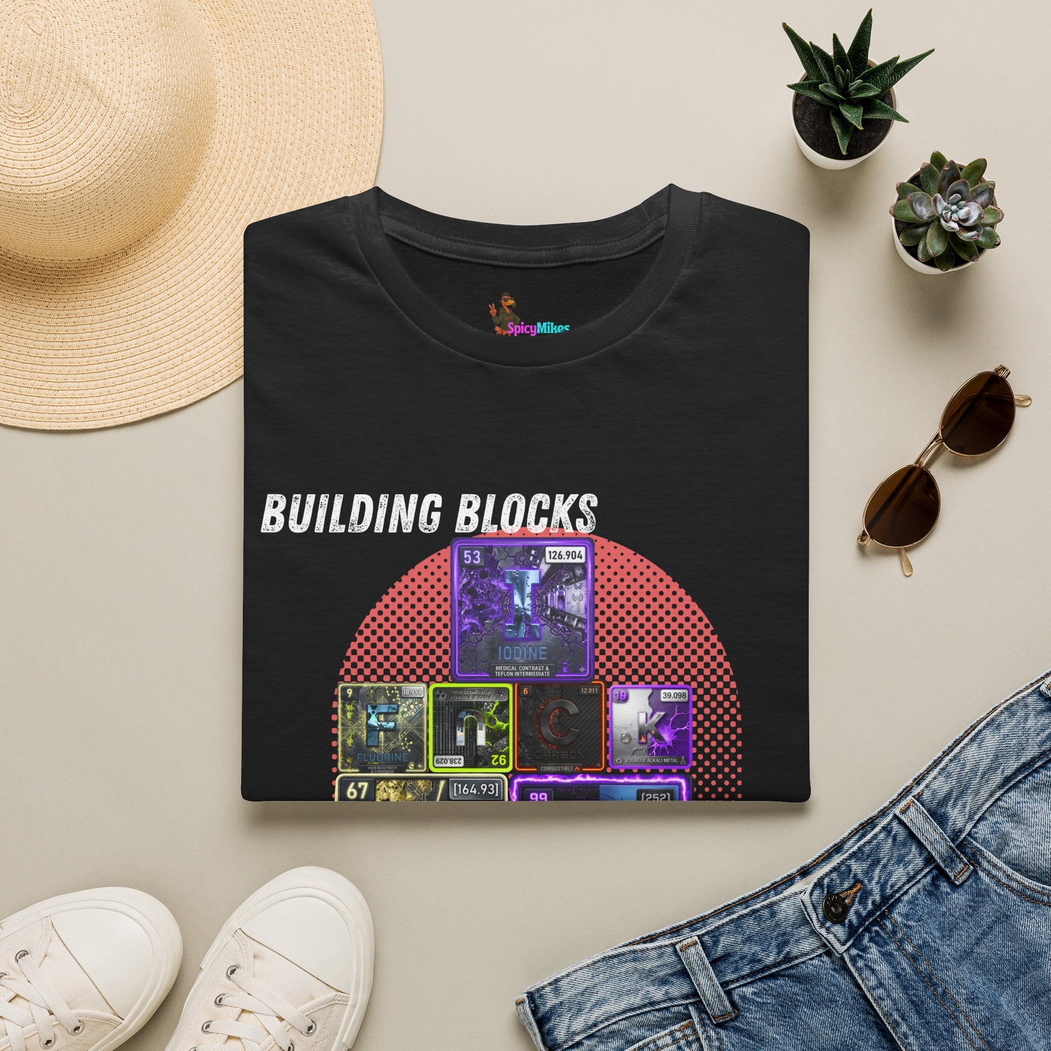 Building Blocks of Life T-Shirt — Science Element Periodic Table Graphic Tee