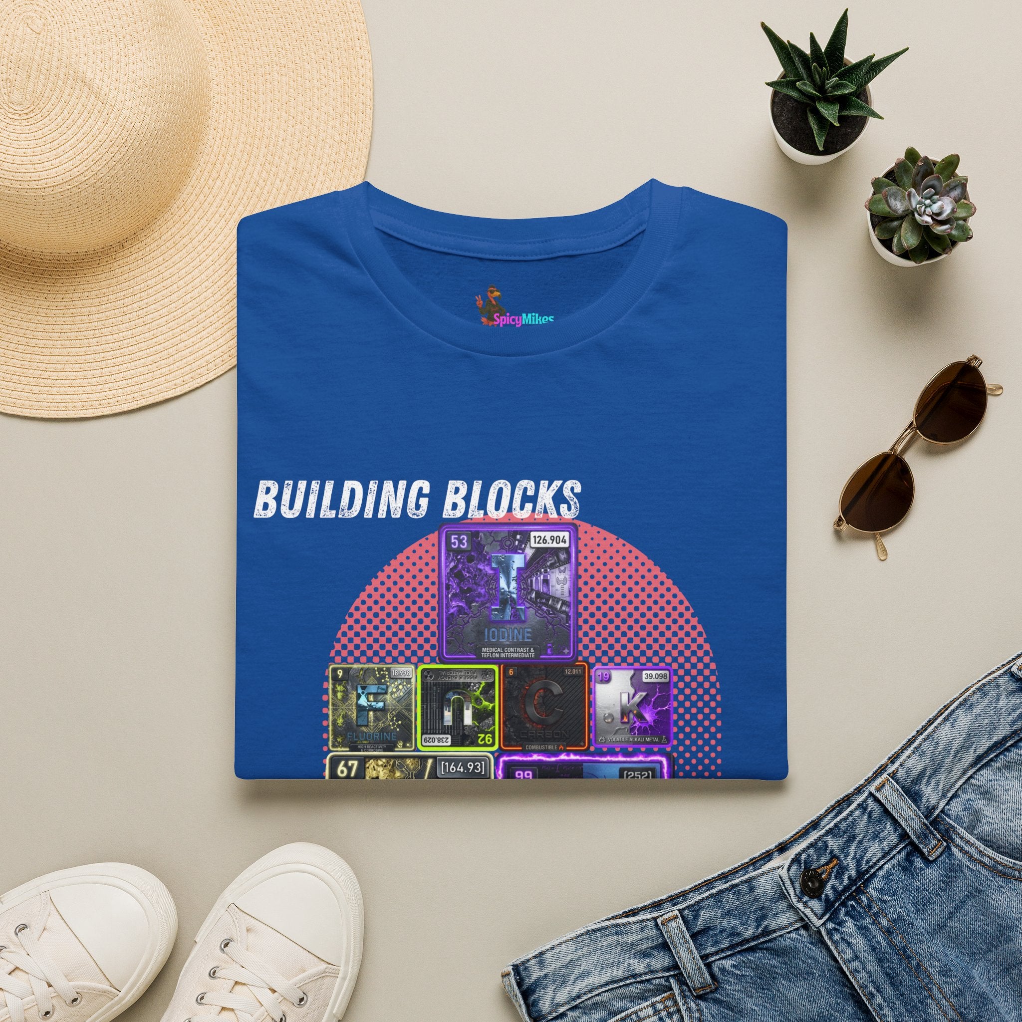 Building Blocks of Life T-Shirt — Science Element Periodic Table Graphic Tee