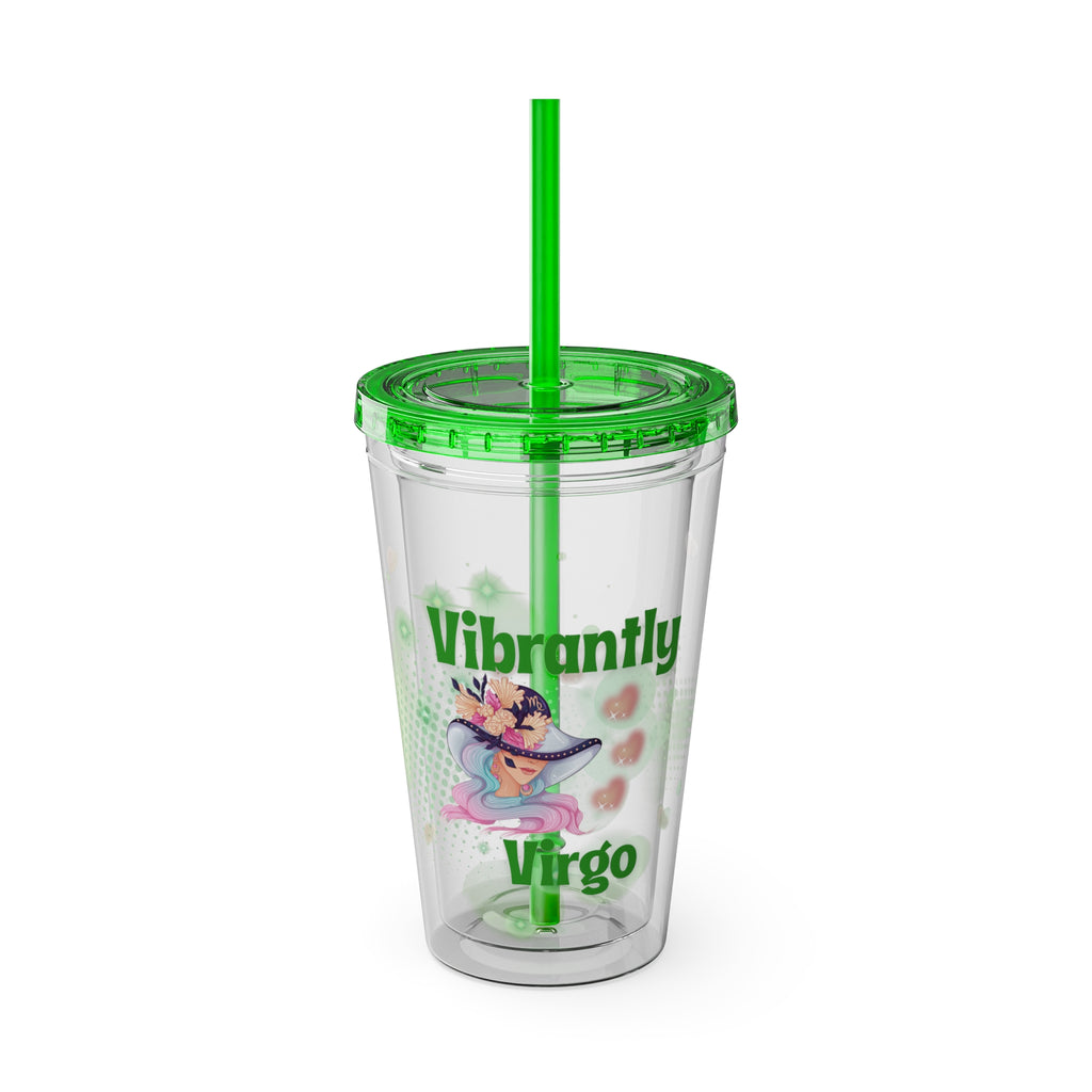 Vibrantly Virgo Zodiac Tumbler 16oz
