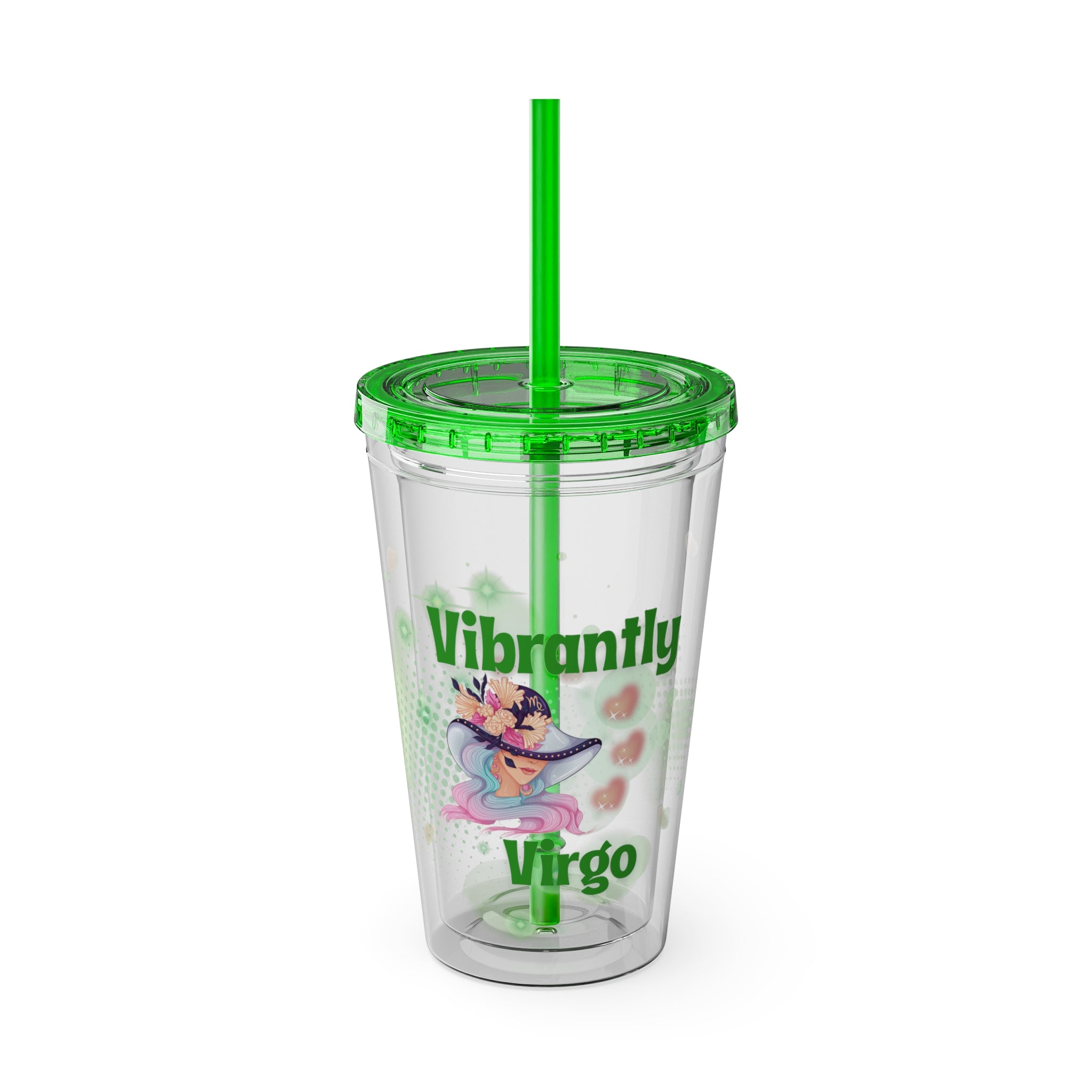 Vibrantly Virgo Zodiac Tumbler 16oz