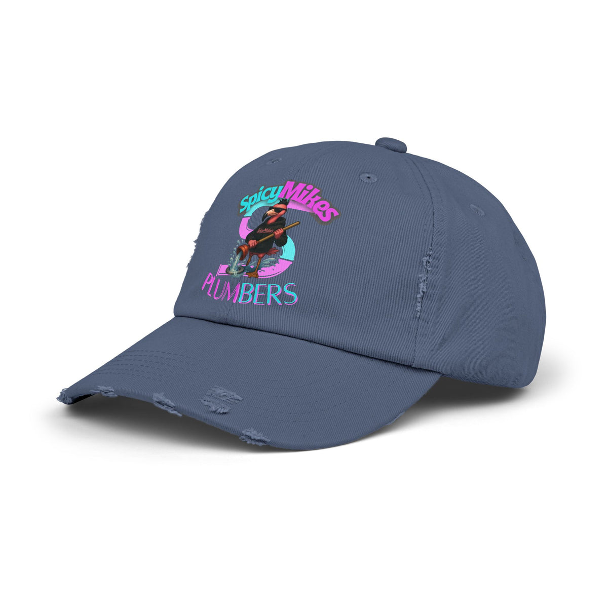 SpicyMike's Plumbers Unisex Distressed Cap