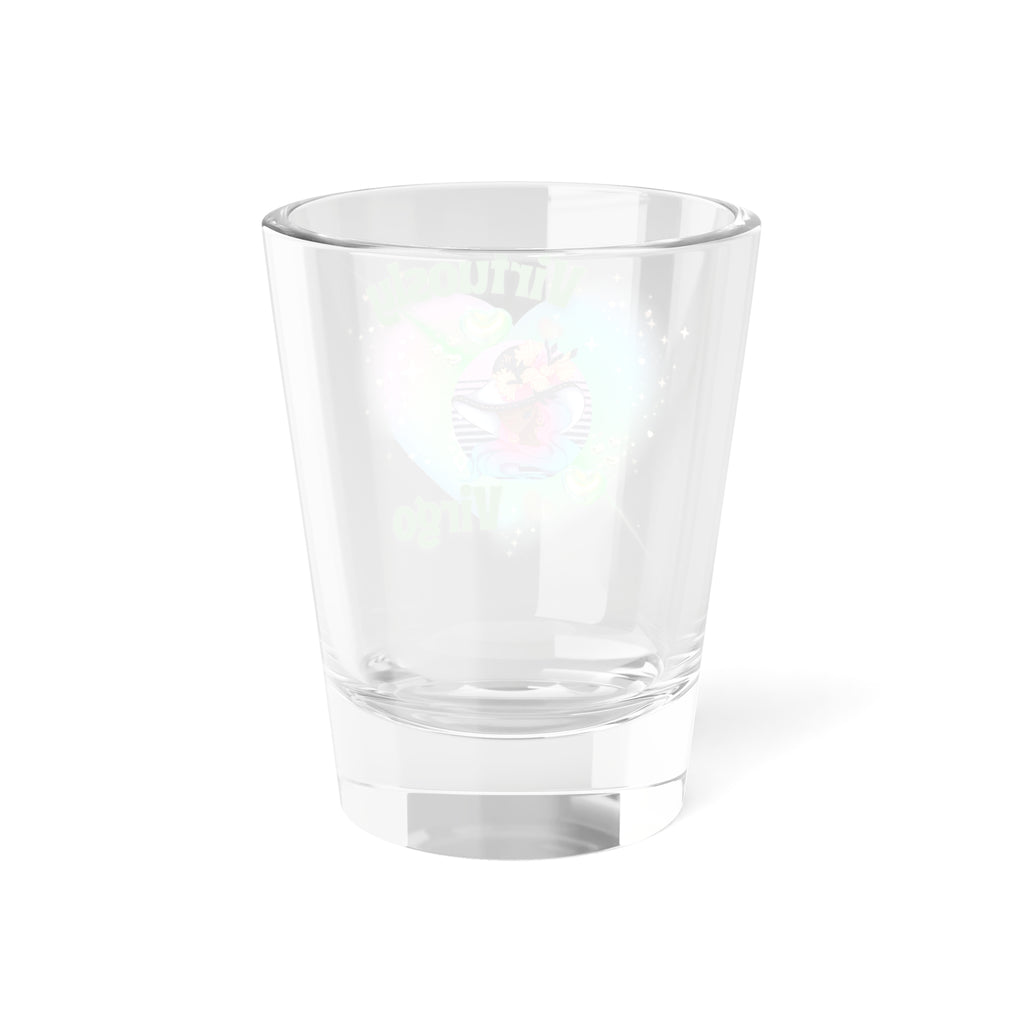 Virtuously Virgo Shot Glass — Zodiac 1.5oz Horoscope Gift