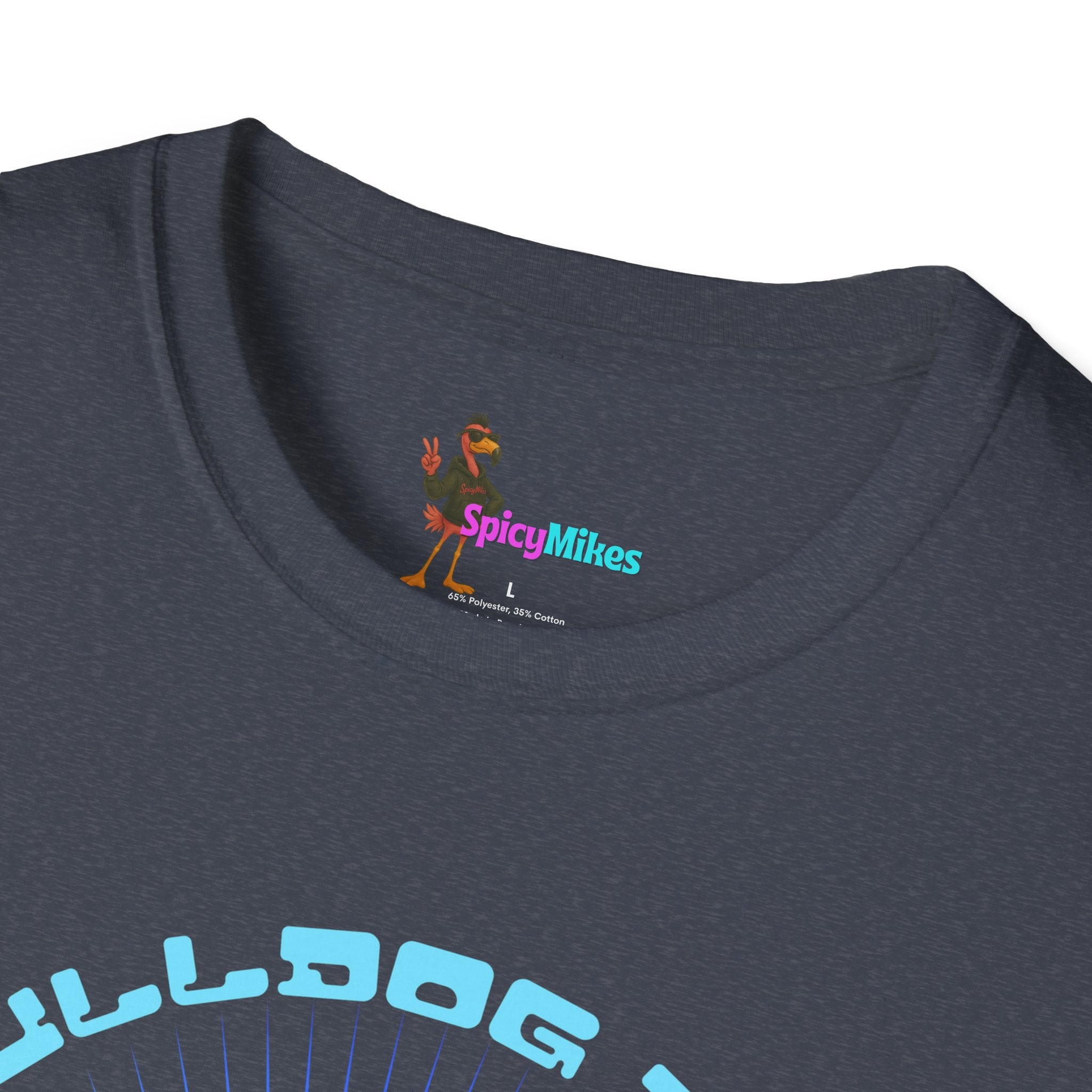 "My Bulldog Thinks I'm Cool"  Vintage Neon T-Shirt