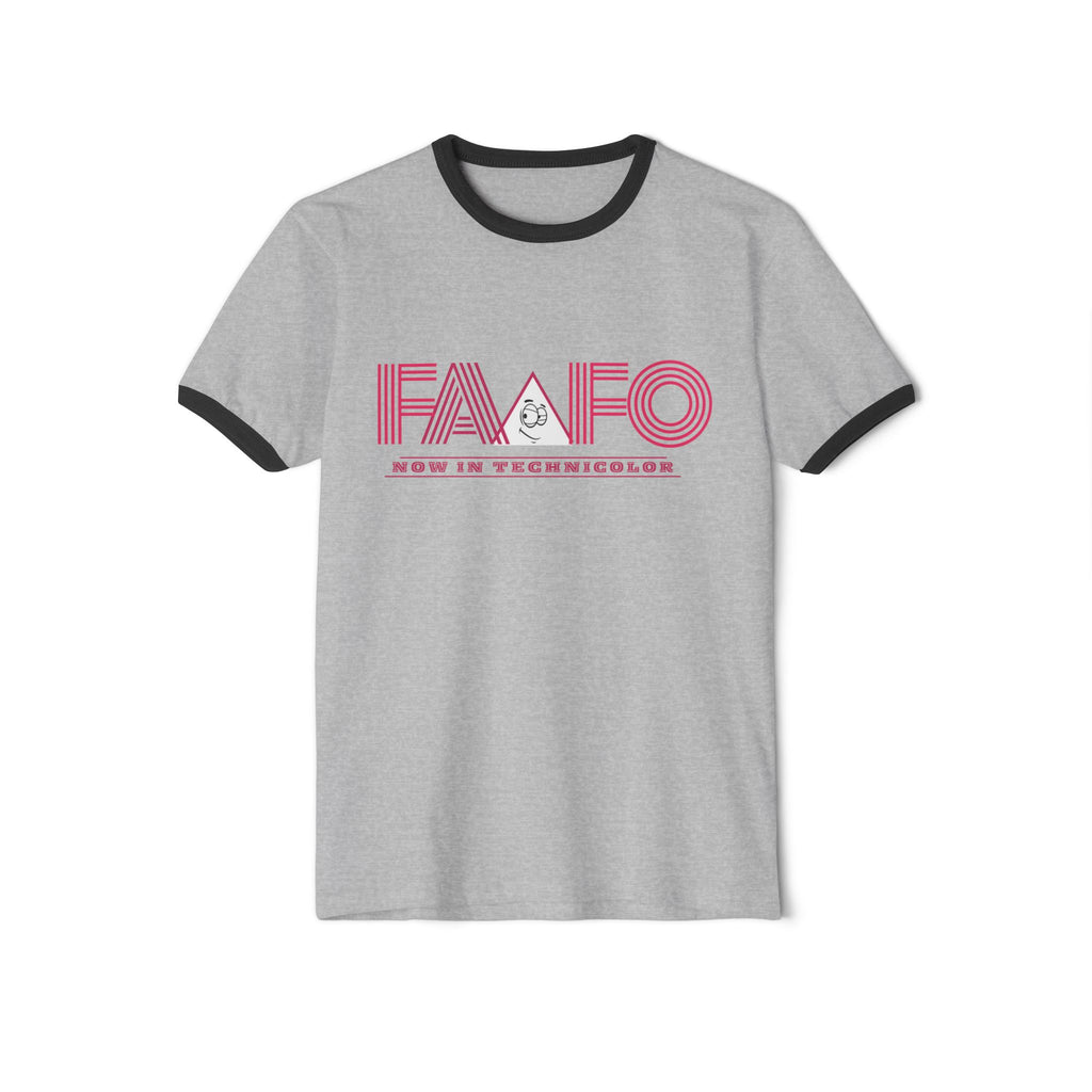 FAAFO 'Now in Technicolor' UnderLined Ringer T-Shirt