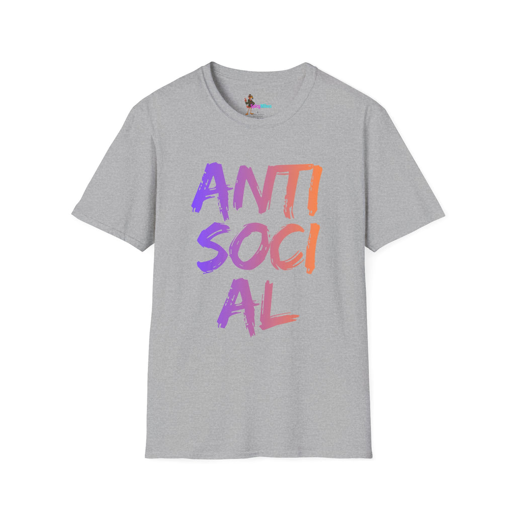 Antisocial Brushstroke Graphic Tee