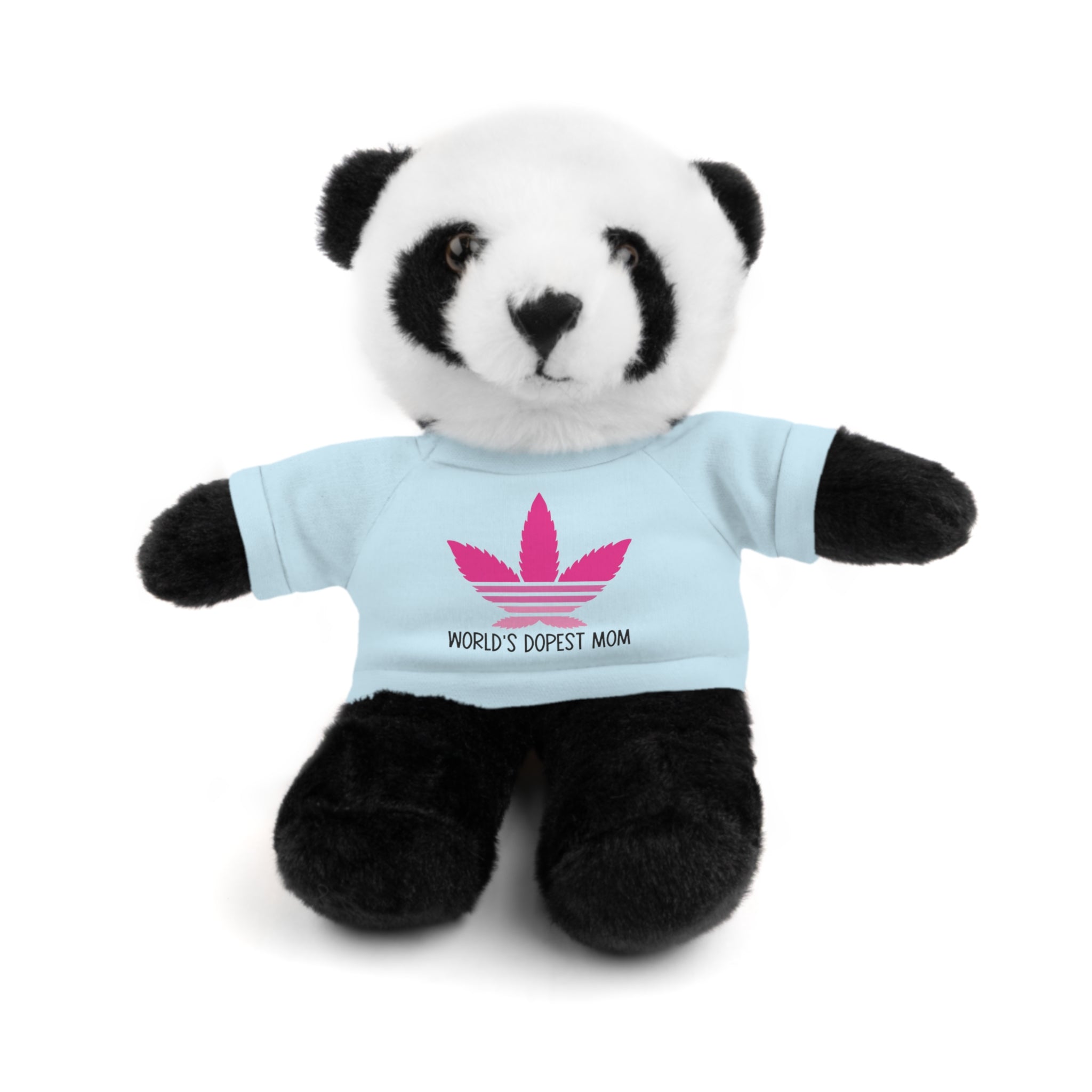 Teddy Bear – "World's Dopest Mom" Adult Plush with Tee for 420 moms