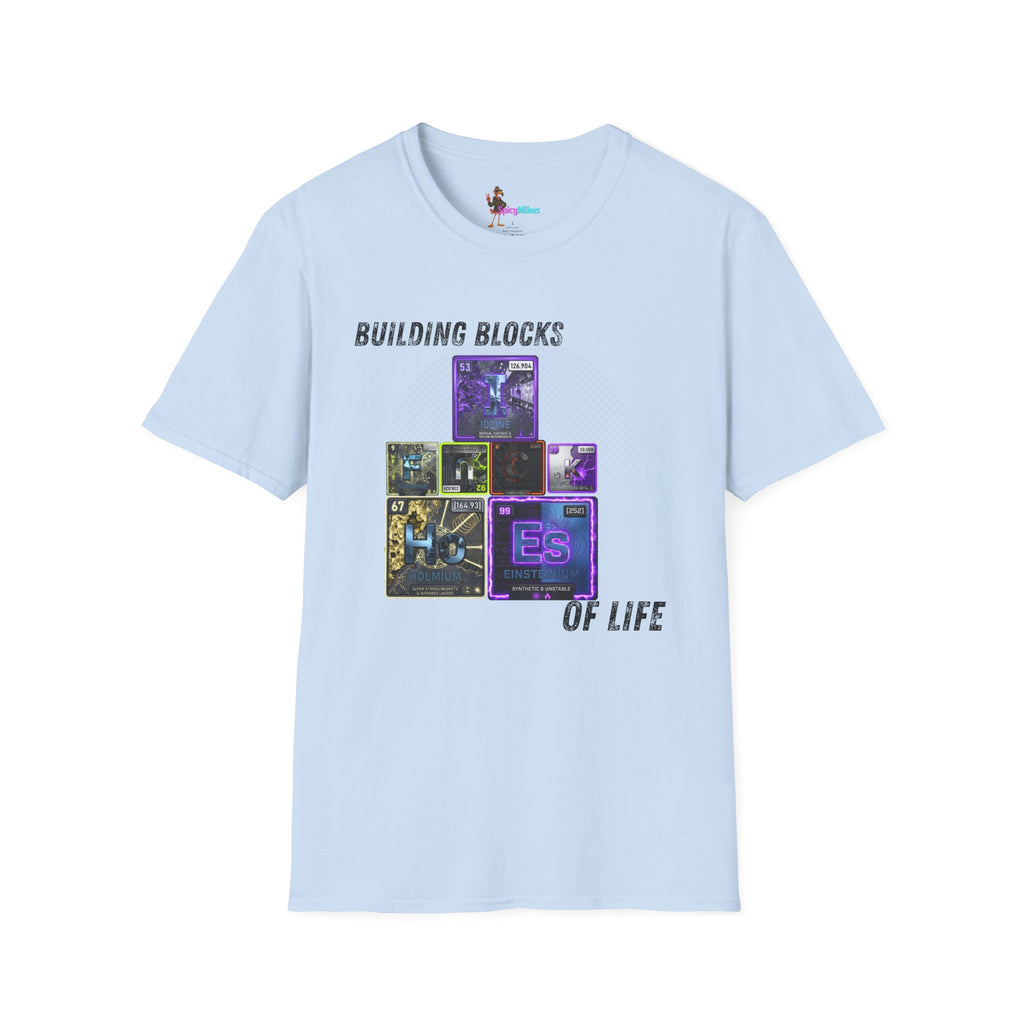 Building Blocks of Life T-Shirt — Science Element Periodic Table Graphic Tee