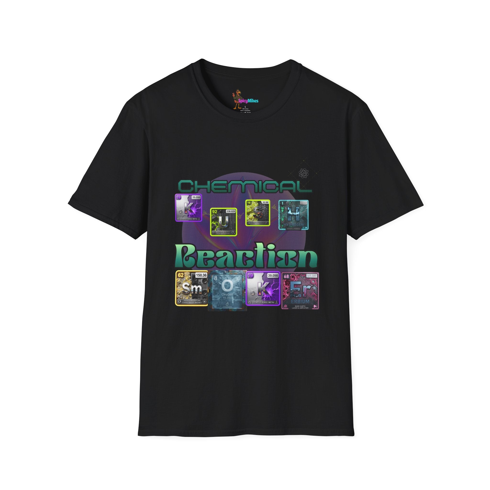 Chemical Reaction T-Shirt — Retro Neon Science 420Graphic Tee