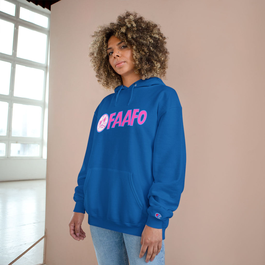 FAAF0 "Try Me" Bright Logo Champion Hoodie