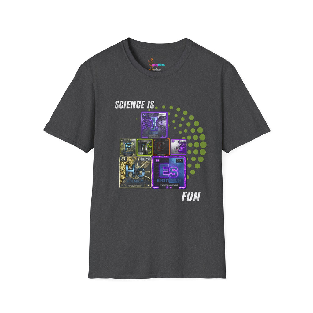 Science Is Fun T-Shirt — Playful Periodic Table Graphic Tee for STEM Lovers