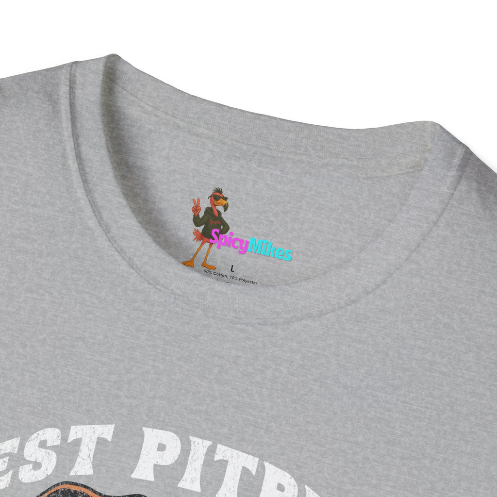 Best Pitbull Dad Ever T-Shirt — Vintage Rainbow Pit Bull Father’s Day Tee