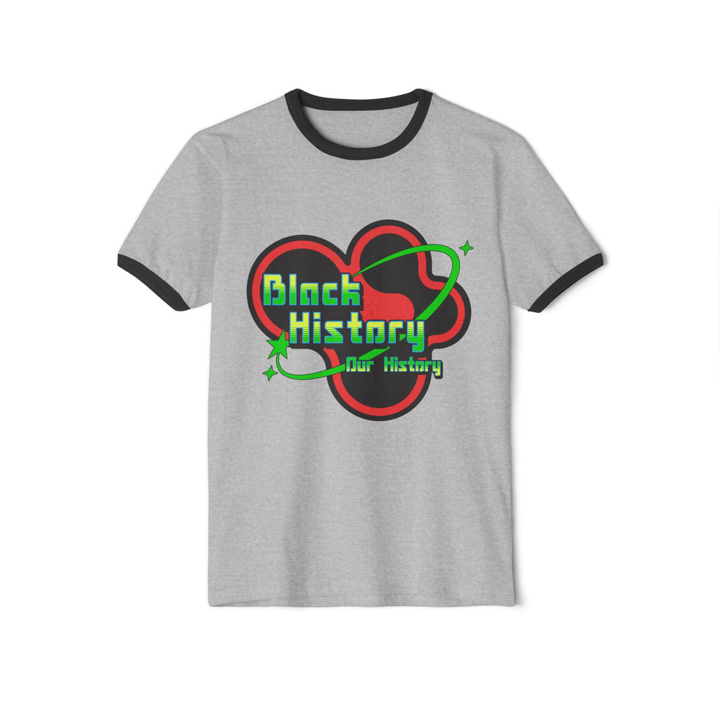 Black History Cosmos T-Shirt Ringer Tee