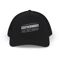 Southernbred God, Grit, & Gumption Embroidered Trucker Snapback Mesh Cap
