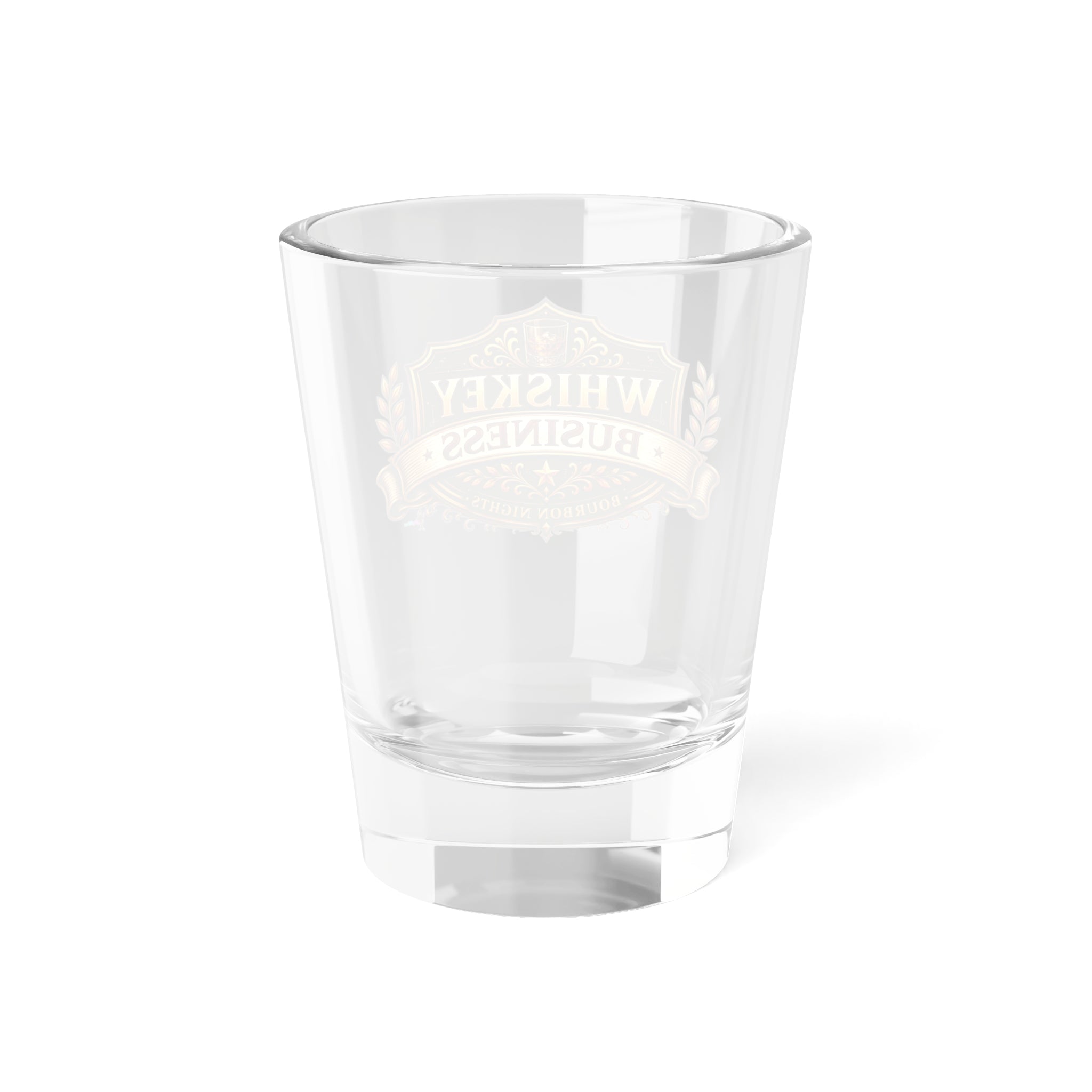 Whiskey Business Shot Glass — 1.5 oz Bourbon Night Shooter