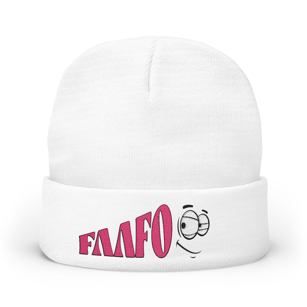 Sly Guy FAAFO Embroidered Knit Beanie