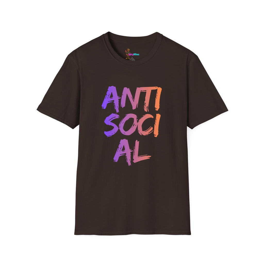 Antisocial Brushstroke Graphic Tee