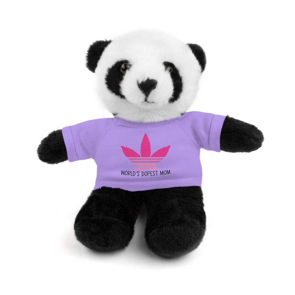 Teddy Bear – "World's Dopest Mom" Adult Plush with Tee for 420 moms