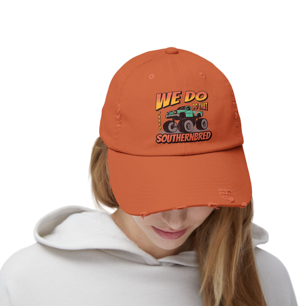 Southern Bred Distressed Cap We Do Do That Monster Trucks